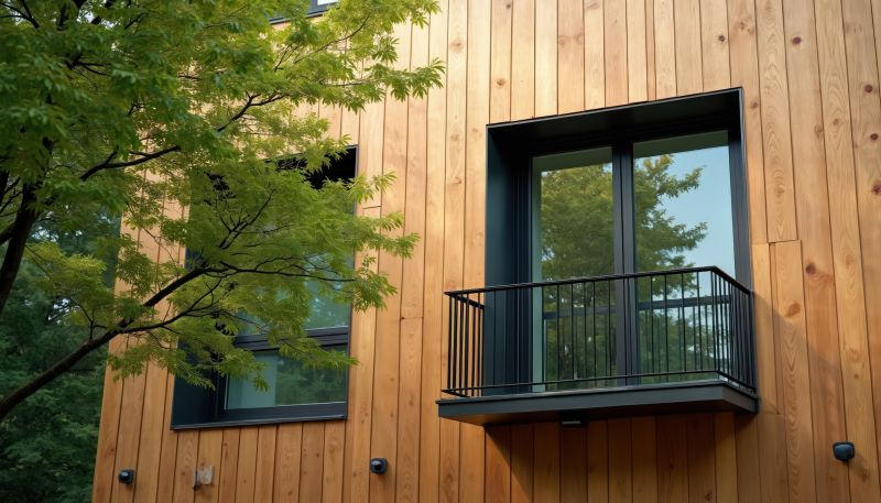 Faux Wood Siding Installation